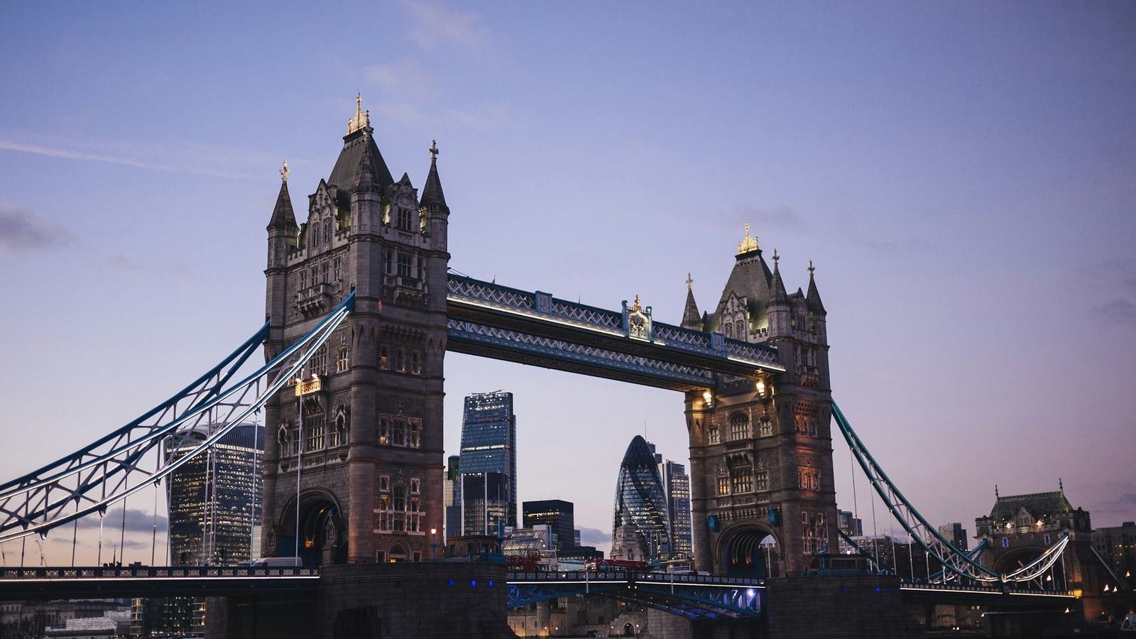 London's riverside architecture beside the Thames